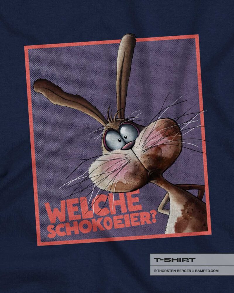 UNISEX T-SHIRT "Schokohase" – Bild 2