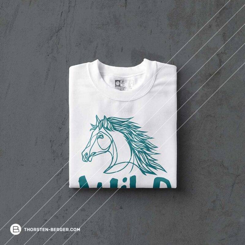 Plotterdatei "Horsepower" by Thorsten Berger Plotterdatei als digitale Vorlage für Schneideplotter