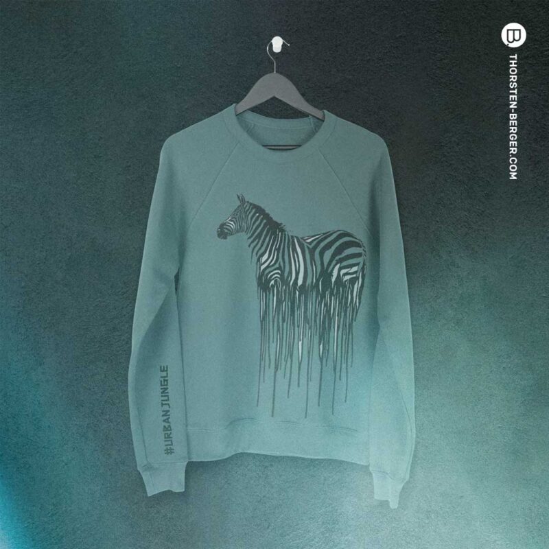 Plottermotiv "Wild Zebra" by Thorsten Berger Plotterdatei als digitale Vorlage für Schneideplotter