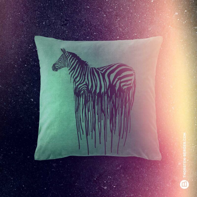 Plottermotiv "Wild Zebra" by Thorsten Berger Plotterdatei als digitale Vorlage für Schneideplotter