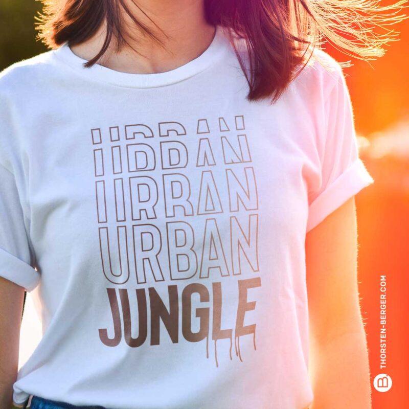 Plottermotiv "Urban Jungle" by Thorsten Berger Plotterdatei als digitale Vorlage für Schneideplotter