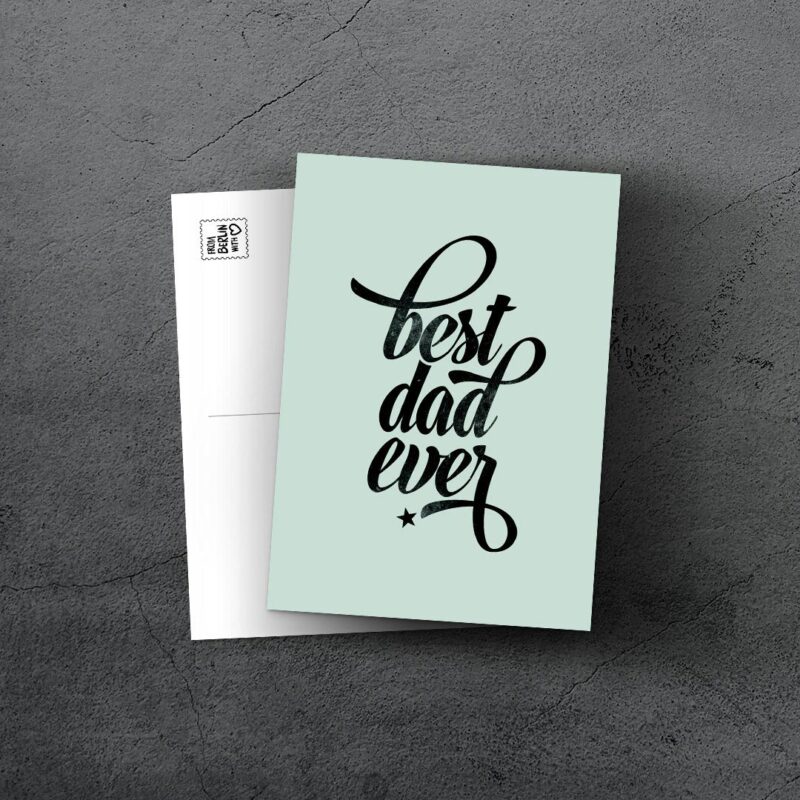 Bamped_Postkarte_Best_Dad Postkarte by Thorsten Berger