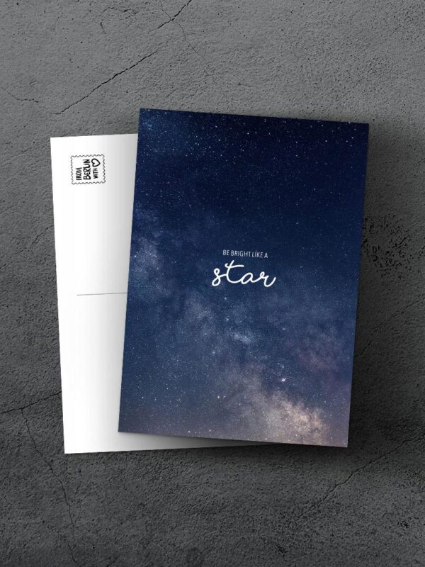 Postkarte "Bright Star" | DIN A6 105x148mm