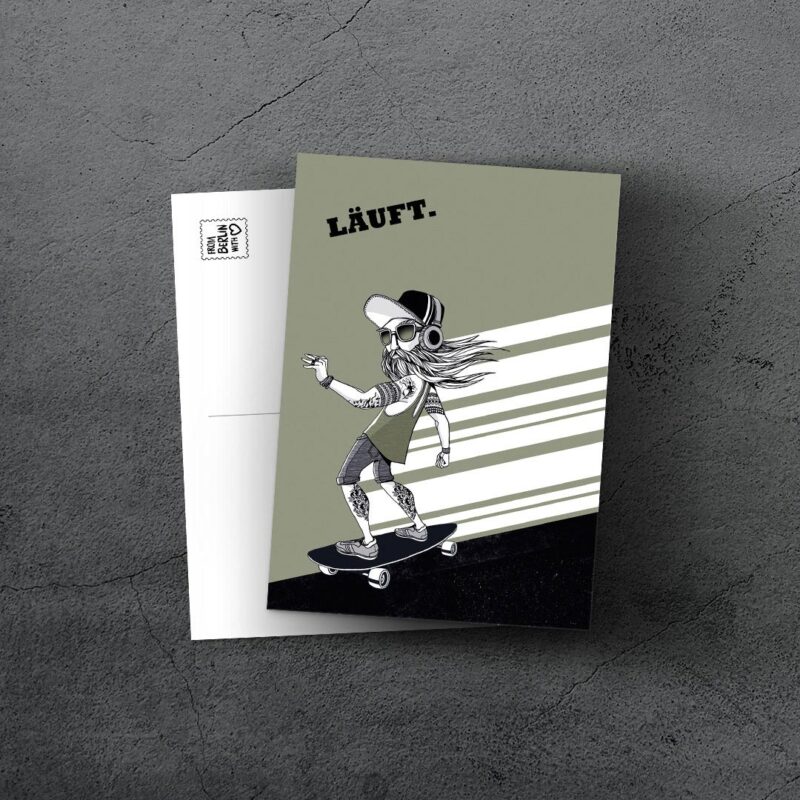 Bamped_Postkarte_Laeuft Postkarte by Thorsten Berger