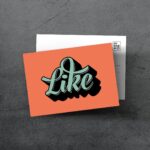 Postkarte "Like" | DIN A6 105x148mm