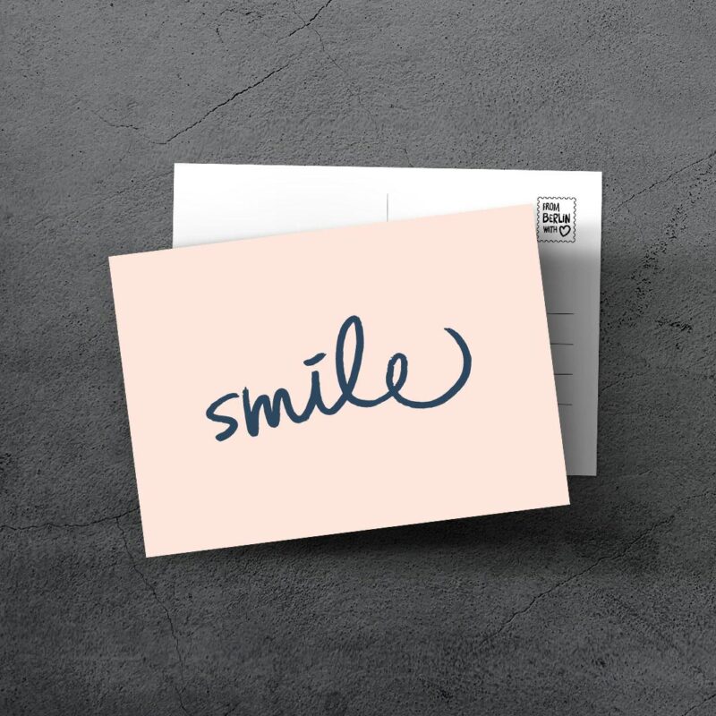 Bamped_Postkarte_Smile Postkarte by Thorsten Berger