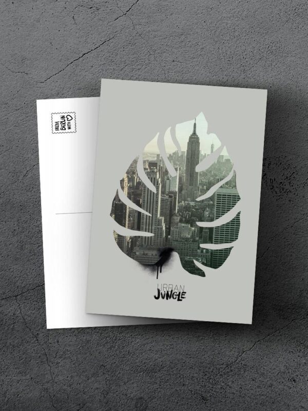 Postkarte "Urban Jungle" >br>DIN A6 105x148mm