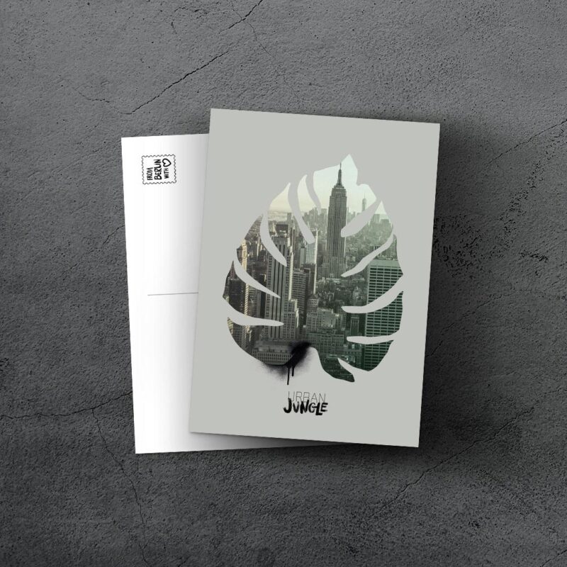 Postkarte "Urban Jungle" >br>DIN A6 105x148mm – Bild 1