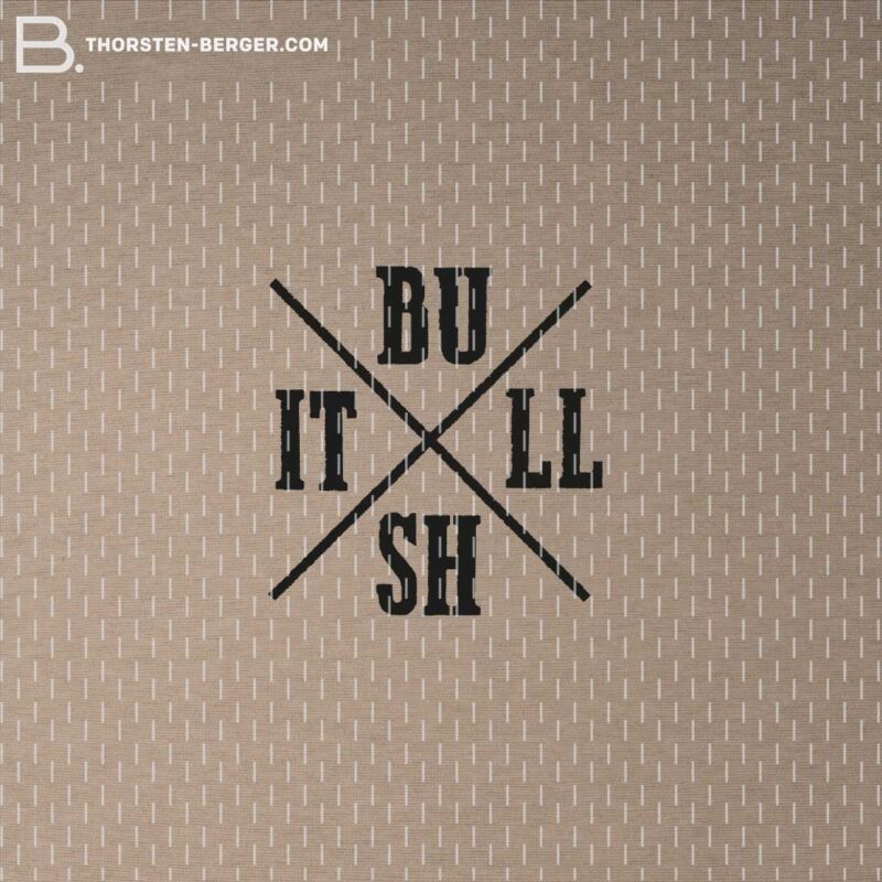 Plottermotiv "Bullshit" by Thorsten Berger Plotterdatei als digitale Vorlage für Schneideplotter