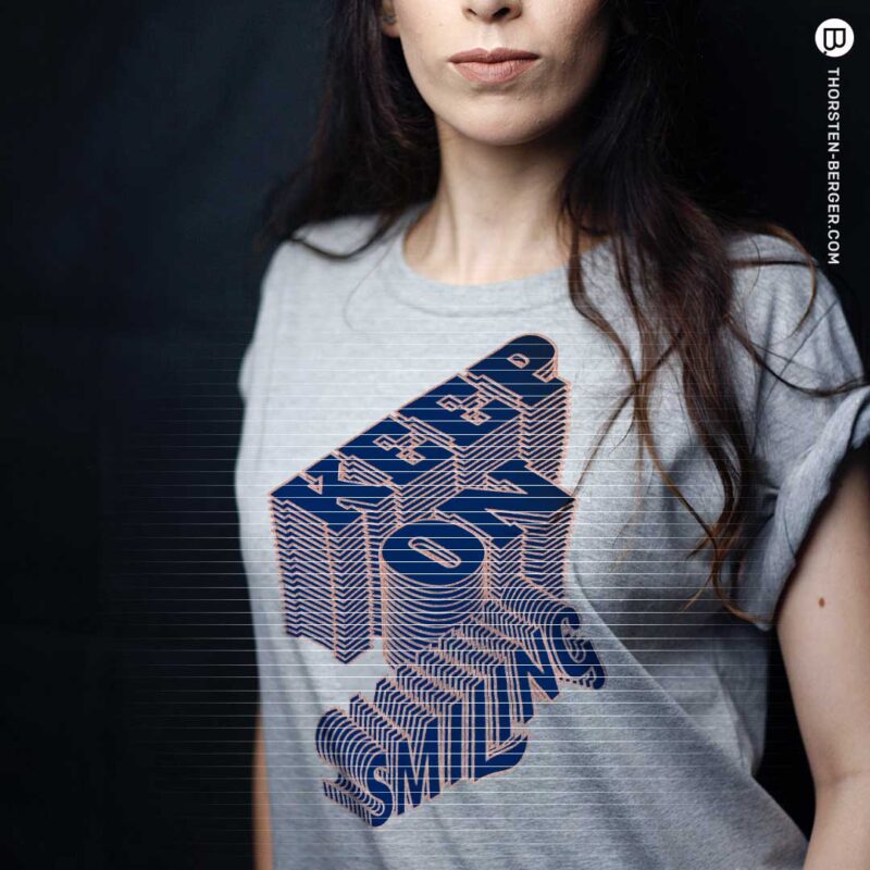 Plotterdatei "Keep On Smiling" – Bild 2