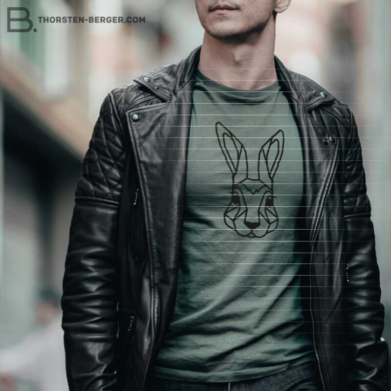 Plotterdatei "Rabbit" by Thorsten Berger Plotterdatei als digitale Vorlage für Schneideplotter