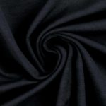 Jersey Baumwolle "Vanessa" | Schwarz