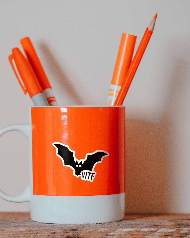 Stickerbogen "Bats" | 9 Sticker auf DIN A6-Bogen – Bild 2