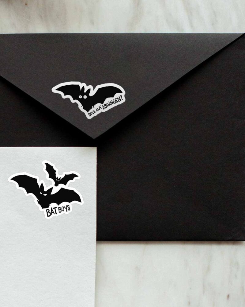 Stickerbogen "Bats" | 9 Sticker auf DIN A6-Bogen – Bild 3