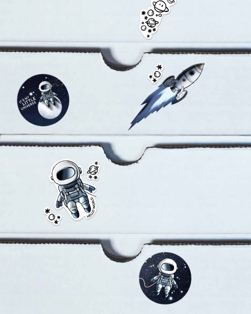 Stickerbogen "Moonwalker" | 10 Sticker auf DIN A6-Bogen – Bild 2
