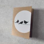Grußkarte "Blackbirds" | 115x165mm inkl. DIN B6-Umschlag