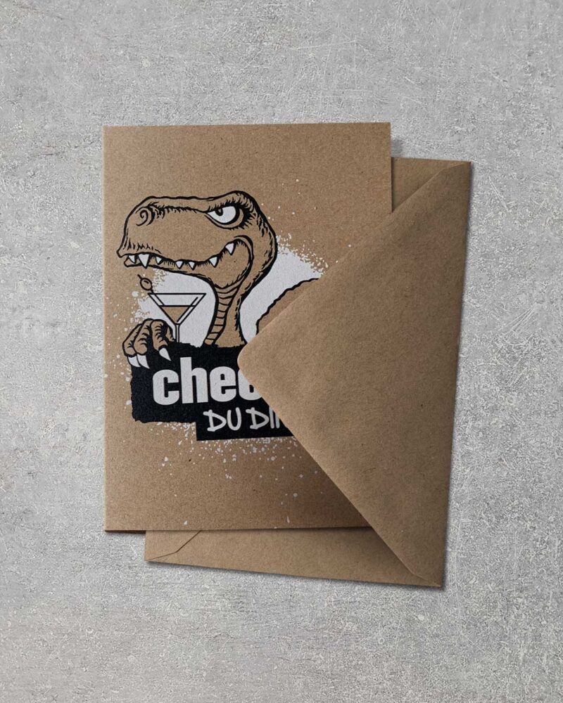 Grußkarte "Cheers" | 115x165mm inkl. DIN B6-Umschlag – Bild 2