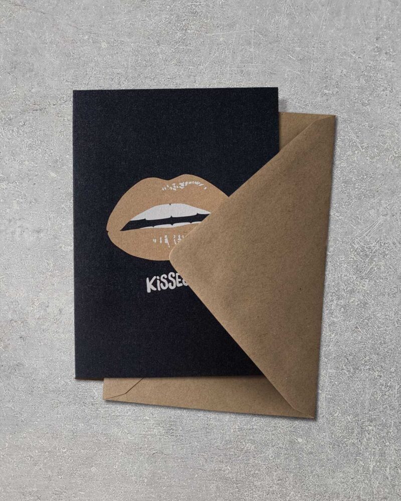 Grußkarte "Kisses" | 115x165mm inkl. DIN B6-Umschlag – Bild 2