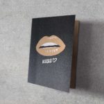 Grußkarte "Kisses" | 115x165mm inkl. DIN B6-Umschlag