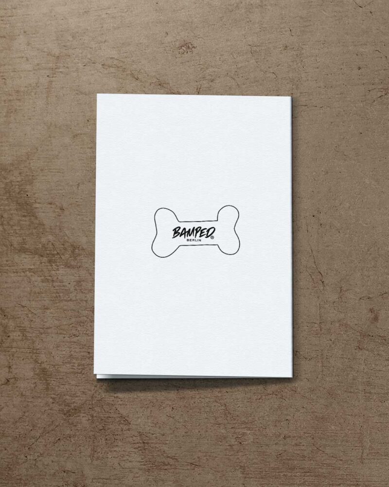 Grußkarte "Feel Glück Hund" | 115x165mm inkl. DIN B6-Umschlag – Bild 3