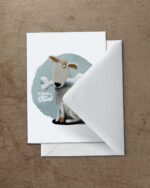 Grußkarte "Feel Glück Hund" | 115x165mm inkl. DIN B6-Umschlag – Bild 2