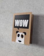 Grußkarte "Wow Wau" | 115x165mm inkl. DIN B6-Umschlag