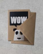 Grußkarte "Wow Wau" | 115x165mm inkl. DIN B6-Umschlag – Bild 2