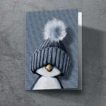Grußkarte "Pinguin Bommel" | 115x165mm inkl. DIN B6-Umschlag