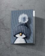 Grußkarte "Pinguin Bommel" | 115x165mm inkl. DIN B6-Umschlag