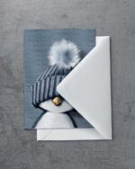 Grußkarte "Pinguin Bommel" | 115x165mm inkl. DIN B6-Umschlag – Bild 2