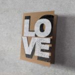 Grußkarte "Love" | 115x165mm inkl. DIN B6-Umschlag