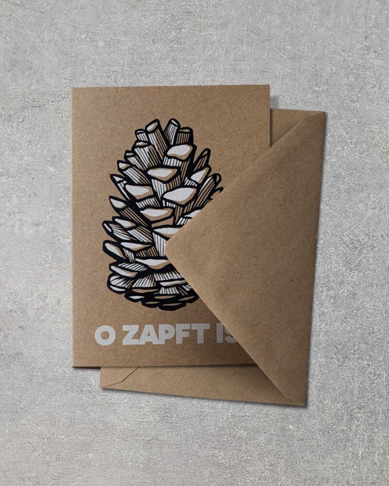 Grußkarte "O Zapft Is" | 115x165mm inkl. DIN B6-Umschlag – Bild 2
