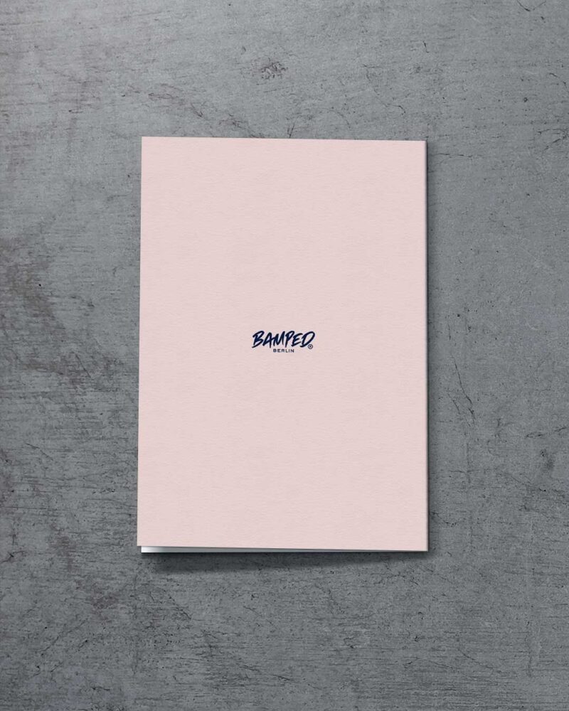 Grußkarte "Little Bear Rosé" | 115x165mm inkl. DIN B6-Umschlag – Bild 3