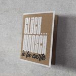 Grußkarte"À la Carte" | 115x165mm inkl. DIN B6-Umschlag