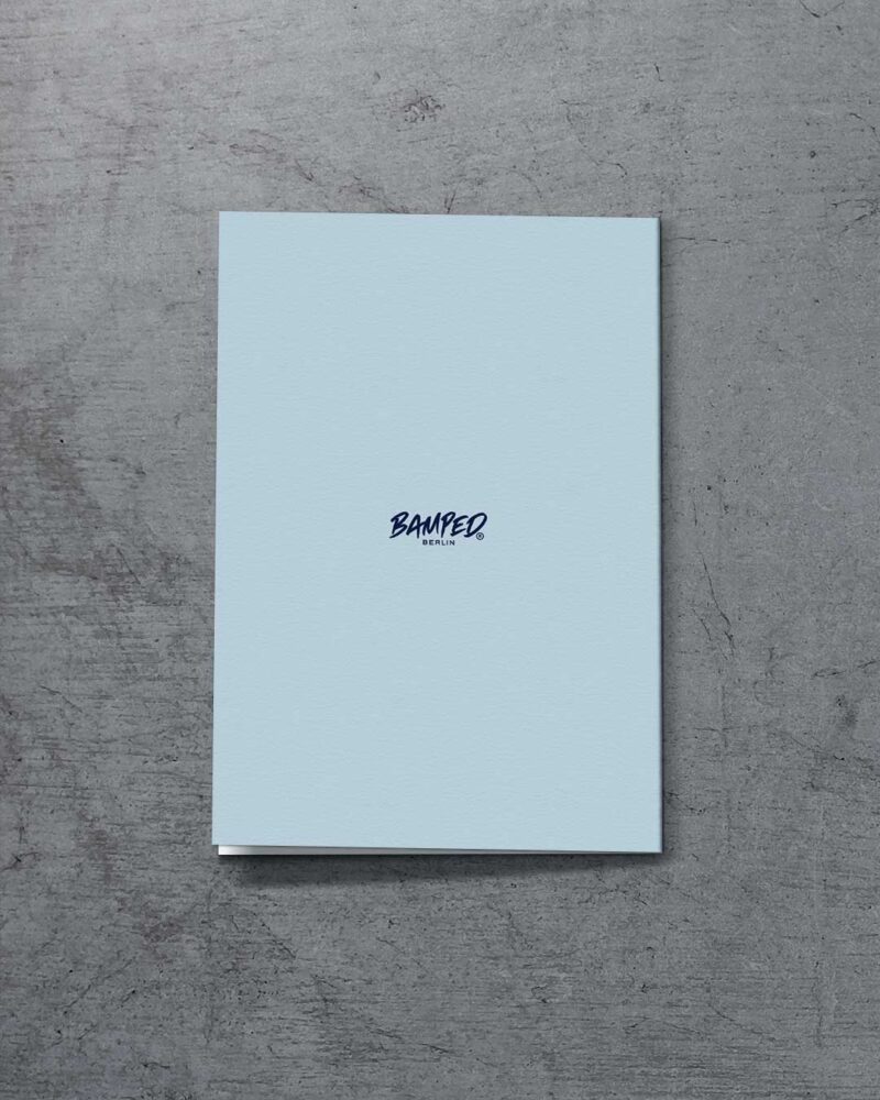 Grußkarte "Little Bear Blue" | 115x165mm inkl. DIN B6-Umschlag – Bild 3