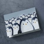 Grußkarte "Pinguine #together" | 115x165mm inkl. DIN B6-Umschlag