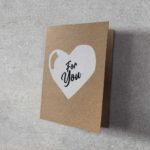 Grußkarte "For You" | 115x165mm inkl. DIN B6-Umschlag