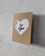 Grußkarte "For You" | 115x165mm inkl. DIN B6-Umschlag