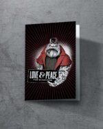 Grußkarte "Rocking Santa" | 115x165mm inkl. DIN B6-Umschlag