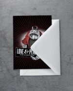 Grußkarte "Rocking Santa" | 115x165mm inkl. DIN B6-Umschlag – Bild 2