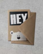 Grußkarte "Bär Bärtram" | 115x165mm inkl. DIN B6-Umschlag – Bild 2