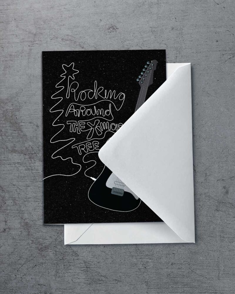 Grußkarte "Rocking Around" | 115x165mm inkl. DIN B6-Umschlag – Bild 2