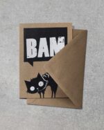 Grußkarte "BAM Cat" | 115x165mm inkl. DIN B6-Umschlag – Bild 2