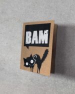 Grußkarte "BAM Cat" | 115x165mm inkl. DIN B6-Umschlag