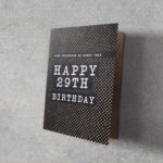 Grußkarte "29th" | 115x165mm inkl. DIN B6-Umschlag