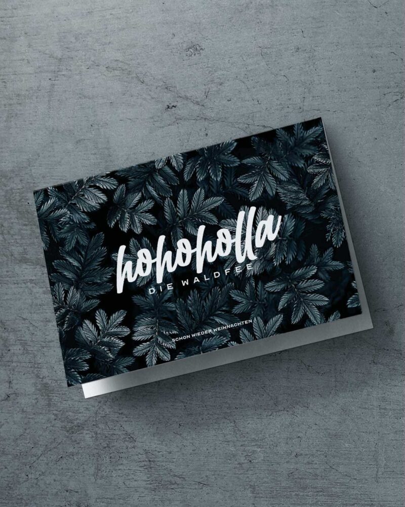 0023_Grußkarte_Plano_HoHoHolla Grußkarte "HoHoHolla" | 115x165mm inkl. DIN B6-Umschlag – Bild 1