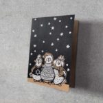 Grußkarte "Winter Chicks" | 115x165mm inkl. DIN B6-Umschlag