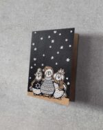 Grußkarte "Winter Chicks" | 115x165mm inkl. DIN B6-Umschlag