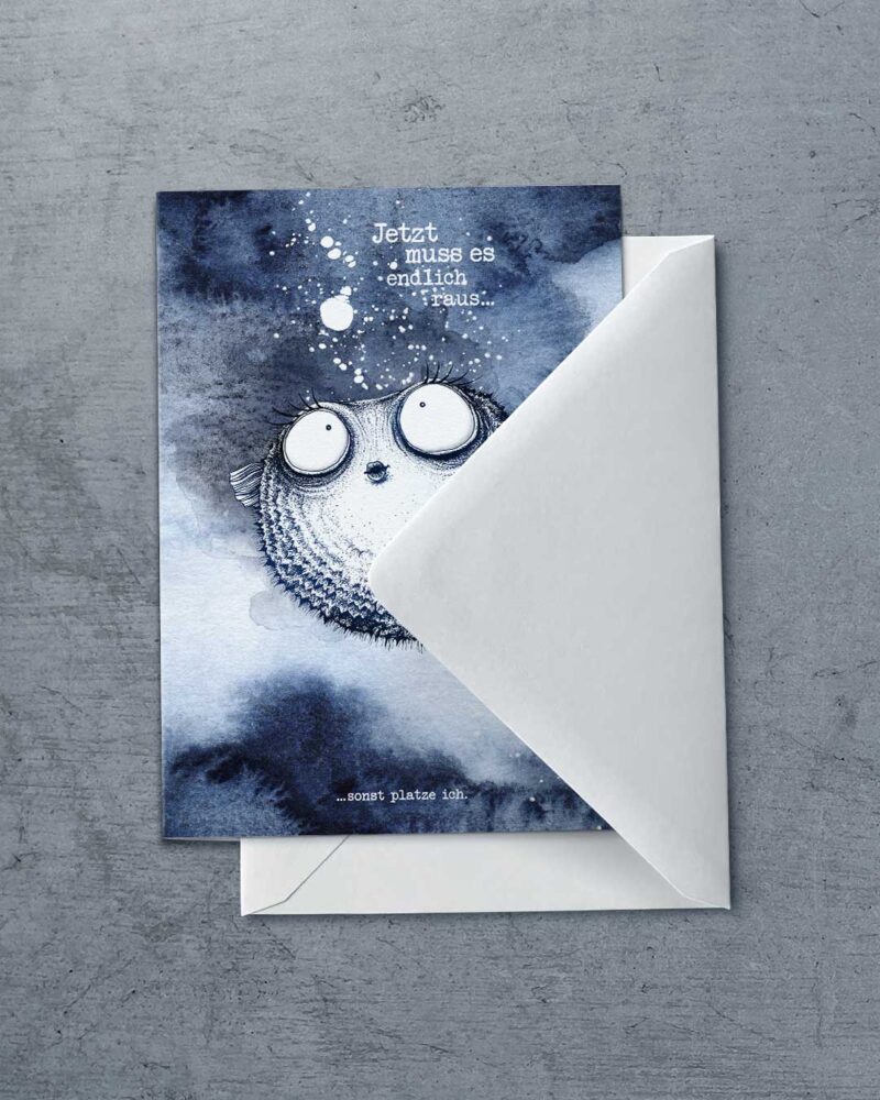 Grußkarte "Miss Fugo" | 115x165mm inkl. DIN B6-Umschlag – Bild 2