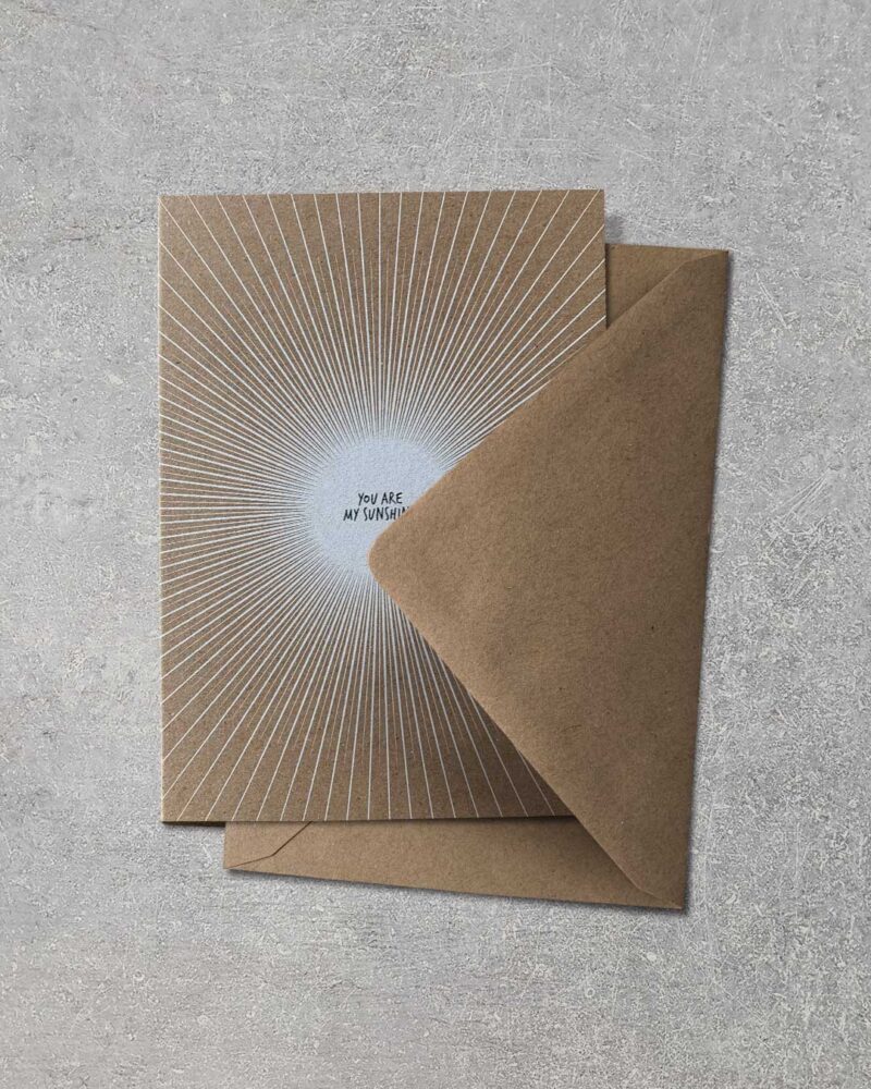 Grußkarte "Sunshine" | 115x165mm inkl. DIN B6-Umschlag – Bild 2